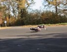 Stunter13 highside crash stunt wypadek z high side