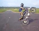 Sebastian Kusz Stunt training