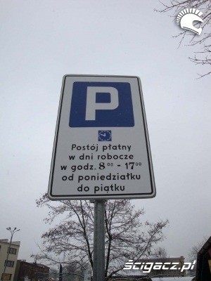 Strefa platnego parkowania