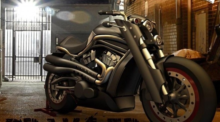 Harley Davidson Brawler w garazu