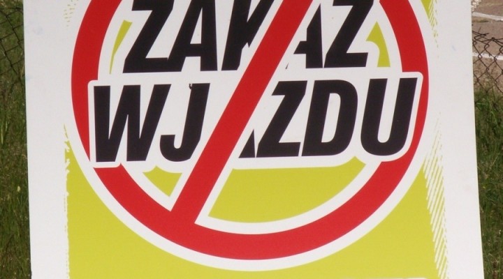 zakaz wjazdu - BP niedziela w Warszawie 2011