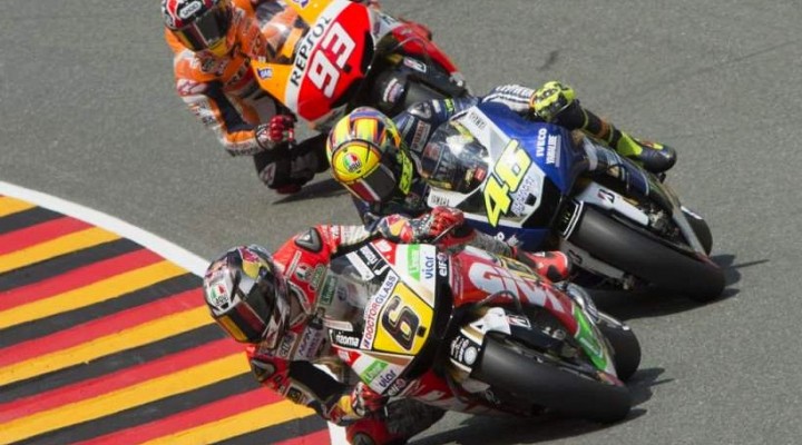 Bradl Rossi Marquez Grand Prix Niemiec 2013 z