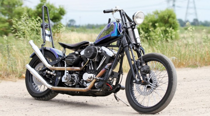 Harley Davidson Softail Evo Custom statyka z