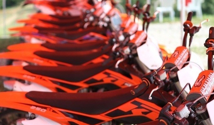 Motocykle testowe Prezentacja KTM 2013 z