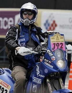 Pascal Terry zabity motocyklista Rajd Dakar 2009