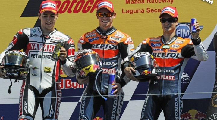 podium motogp USA Laguna Seca
