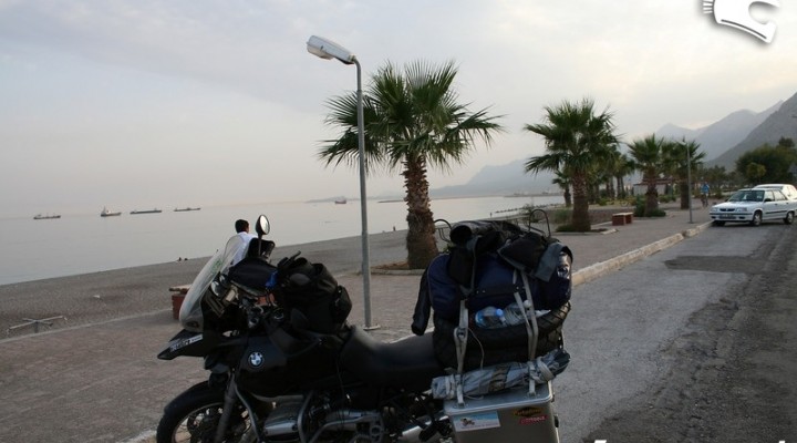 Turcja motocykl i palmy