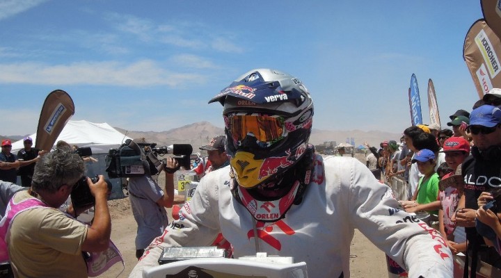 Kuba Przygonski etap 12 Dakar 2013 z
