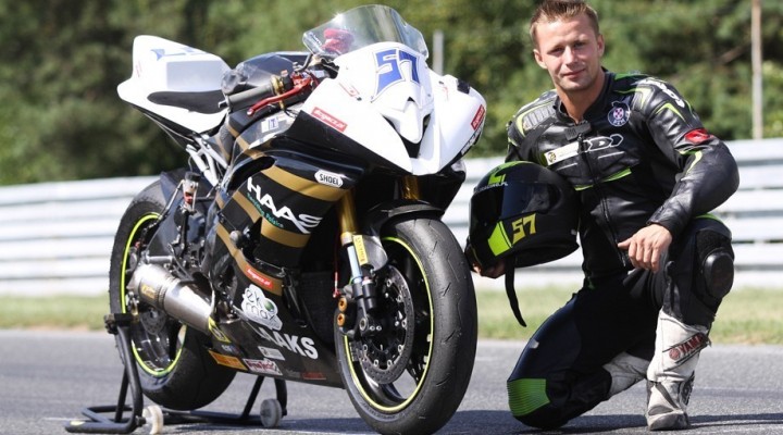 Sebastian Zielinski i jego Yamaha R6 z