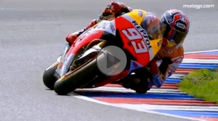 Marc Marquez idealny zakret MotoGP z