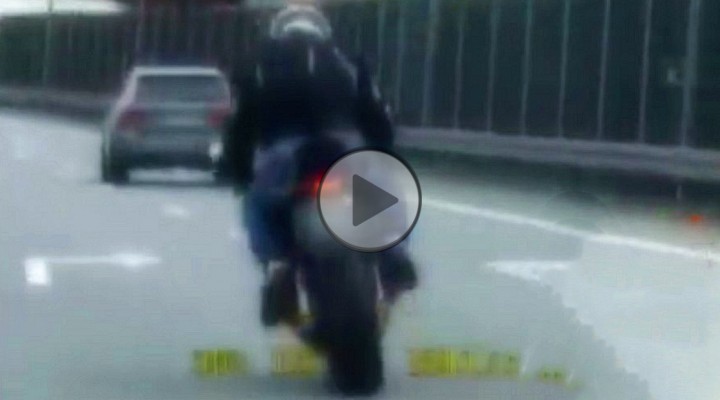 ucieczka motocyklisty przed policja z