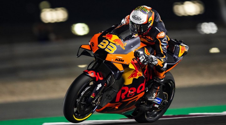 Brad Binder KTM 2021 MotoGP Qatar test z