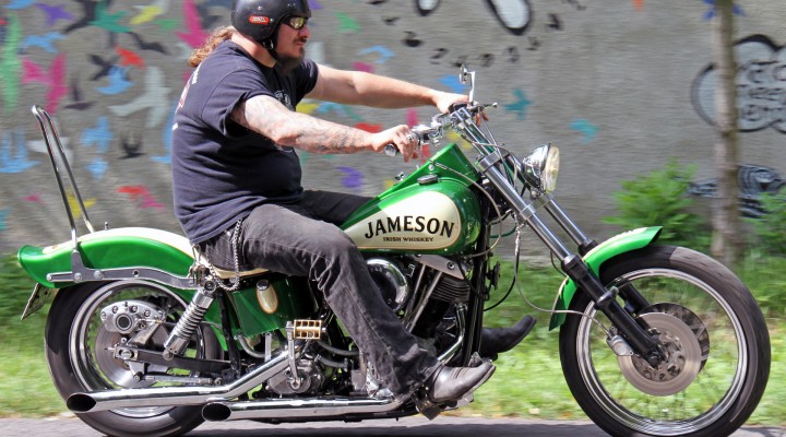 Harley Davidson Shovelhead custom bike z
