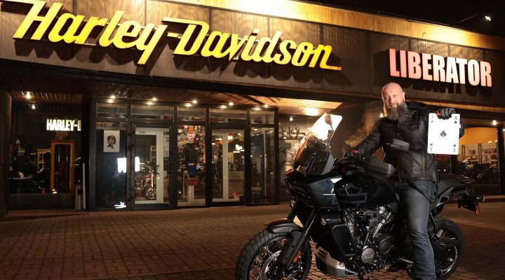 poker run Harley Davidson z