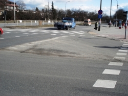 ulice i drogi w Polsce piach