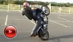Honda CB 500 stunt