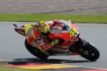 Ducati Sachsenring Rossi zakret
