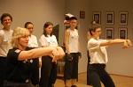 pokaz kobiecego Kung Fu