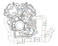 Aprilia v4 engine 2