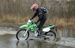 Kawsaki KLX250 woda