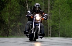 VT1300CX jazda w deszczu