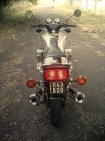 obrys motocykla silnik Honda CBX1000