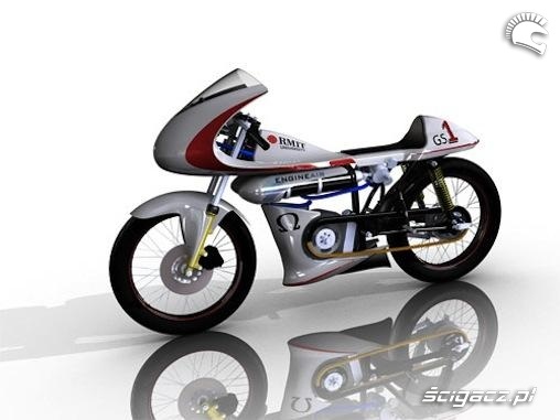 green speed motorcycle concept projekt graficzny