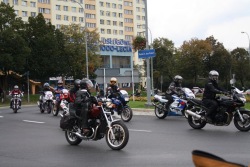 Zakaz wjazdu motocykli Rzeszow motocyklisci na rondzie
