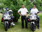 policjanci na motocyklach - Dzien Dziecka w Centrum Zdrowia Dziecka 2011