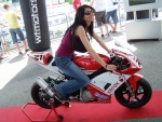 World Ducati Week 2010 dziewczyna na minibike