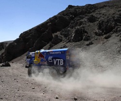Rajd Dakar ciezarowka kamaz Red Bull etap V