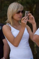 kobieta dziewczyna fotka telefon