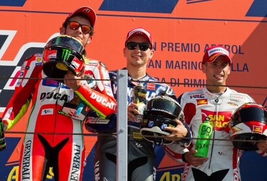 MotoGP podium z
