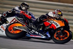 PEdrosa Lorenzo MotoGP Katar wyscig