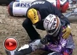 Supercross w Bercy - Michael Byrne crash