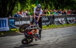 cyrkle na glebie Moto Show Bielawa Polish Stunt Cup 2015