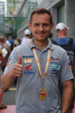 Pawel Szkopek paddock Brno