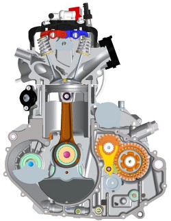 Silnik LC4 690 EnduroR 2014