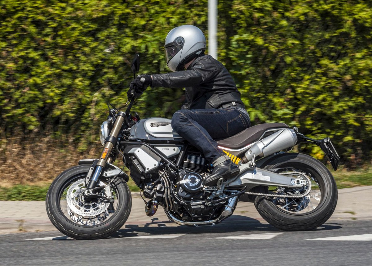 Ducati Scrambler 1100 Special test motocykla 2018 akcja z