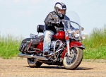 Harley Davidson Road King jazda prawy przod