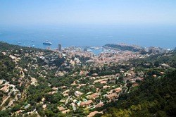 17 Widok na Monaco z La Turbie