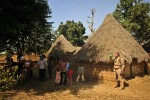 odpoczynek w afrykanskiej wiosce