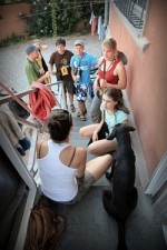 Wroclawscy studenci Wspolnie pokonalismy trudy podjazdu do Tuszeti