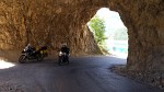 Czarnogora rzeka Piva jezioro Pivsko podjazd od Hum do Durmitoru tunel