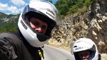 Czarnogora skrzyzowanie w skale podjazd od Hum do Durmitoru