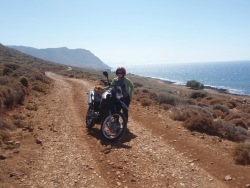 offroad z zona motocyklem po Krecie 2010