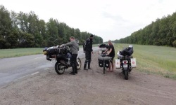 spotkanie Szweda na rowerze wyprawa motocyklem do Magadanu