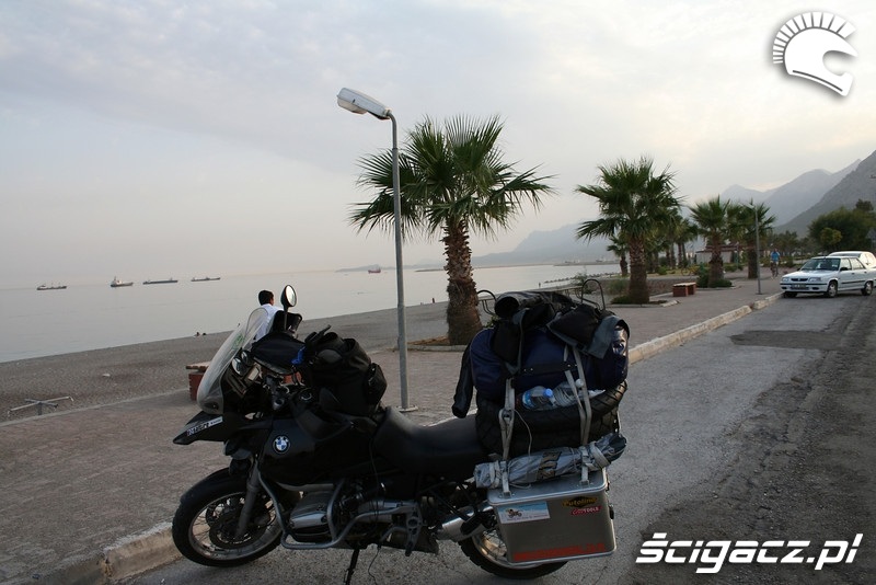 Turcja motocykl i palmy