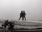 motocykle i snieg w rumunii