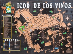 icod de los vinos mapa
